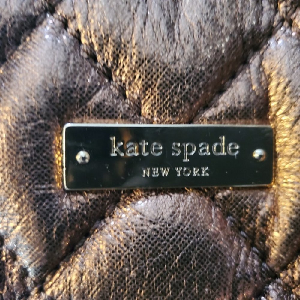 Kate Spade Quilted Copper Handbag with Dust Bag - Picture 3 of 9